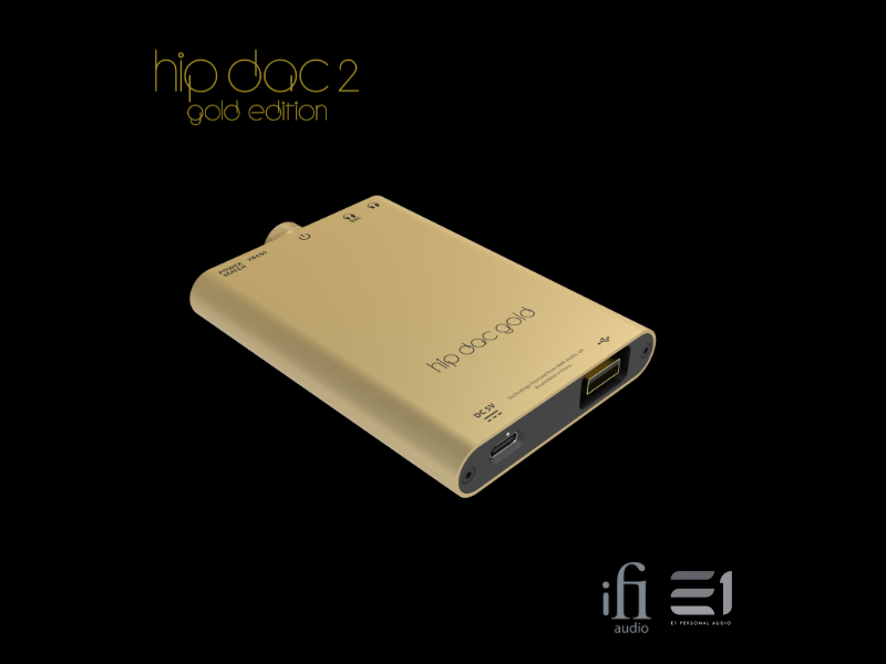 iFi hip-dac V2 Portable DAC / Amplifier Limited Gold Edition