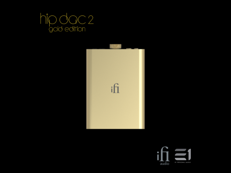 iFi hip-dac V2 Portable DAC / Amplifier Limited Gold Edition