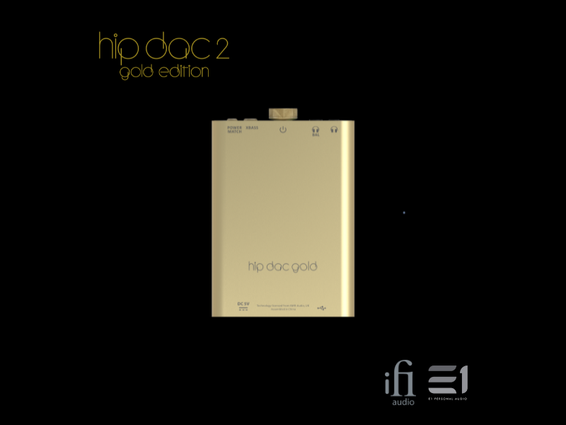 iFi hip-dac V2 Portable DAC / Amplifier Limited Gold Edition