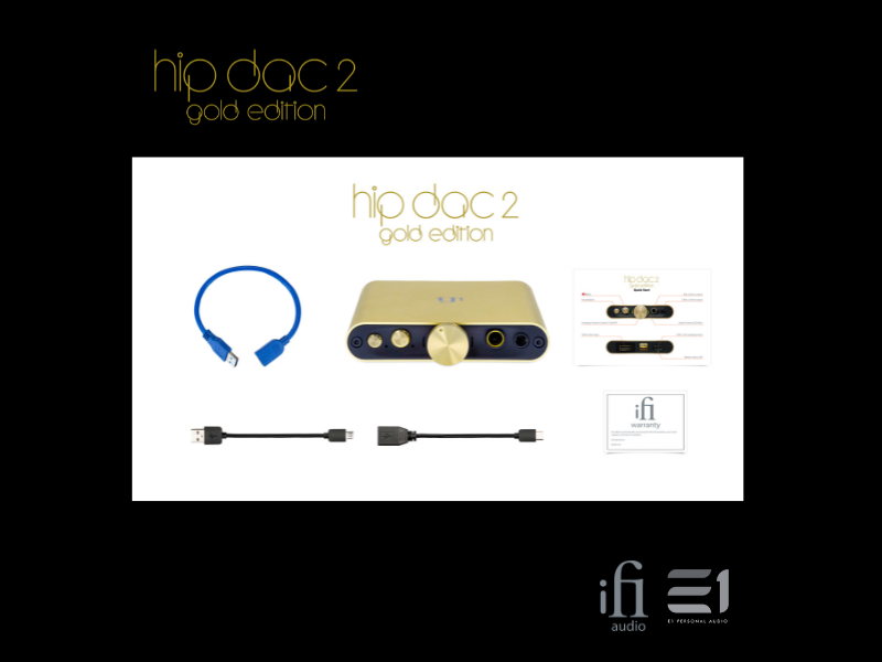 iFi hip-dac V2 Portable DAC / Amplifier Limited Gold Edition