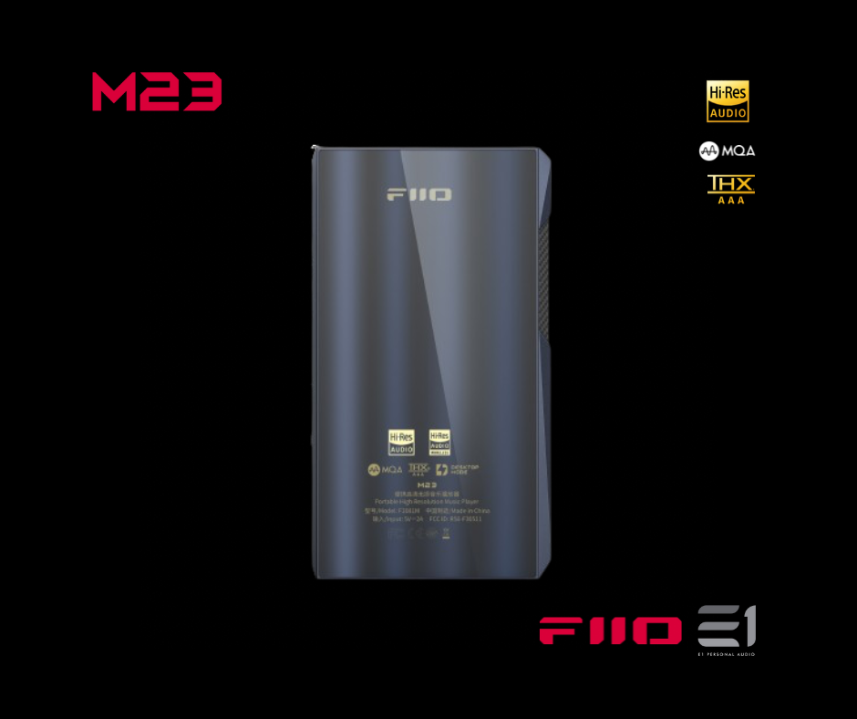 FiiO M23 Portable High-resolution Digital Audio Player