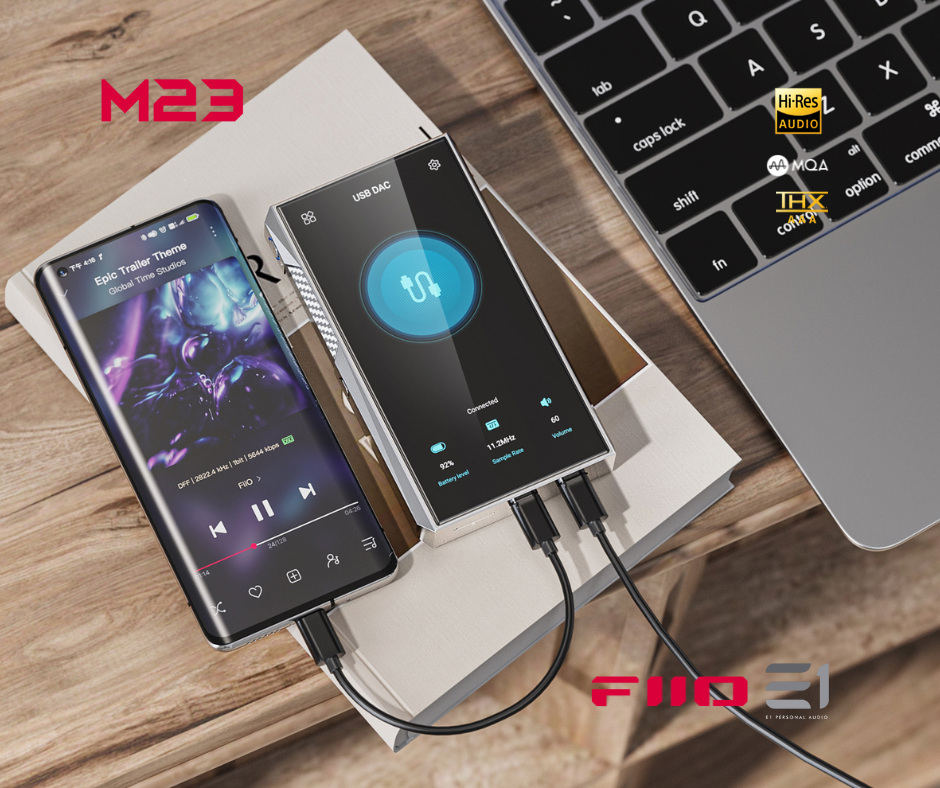 FiiO M23 Portable High-resolution Digital Audio Player