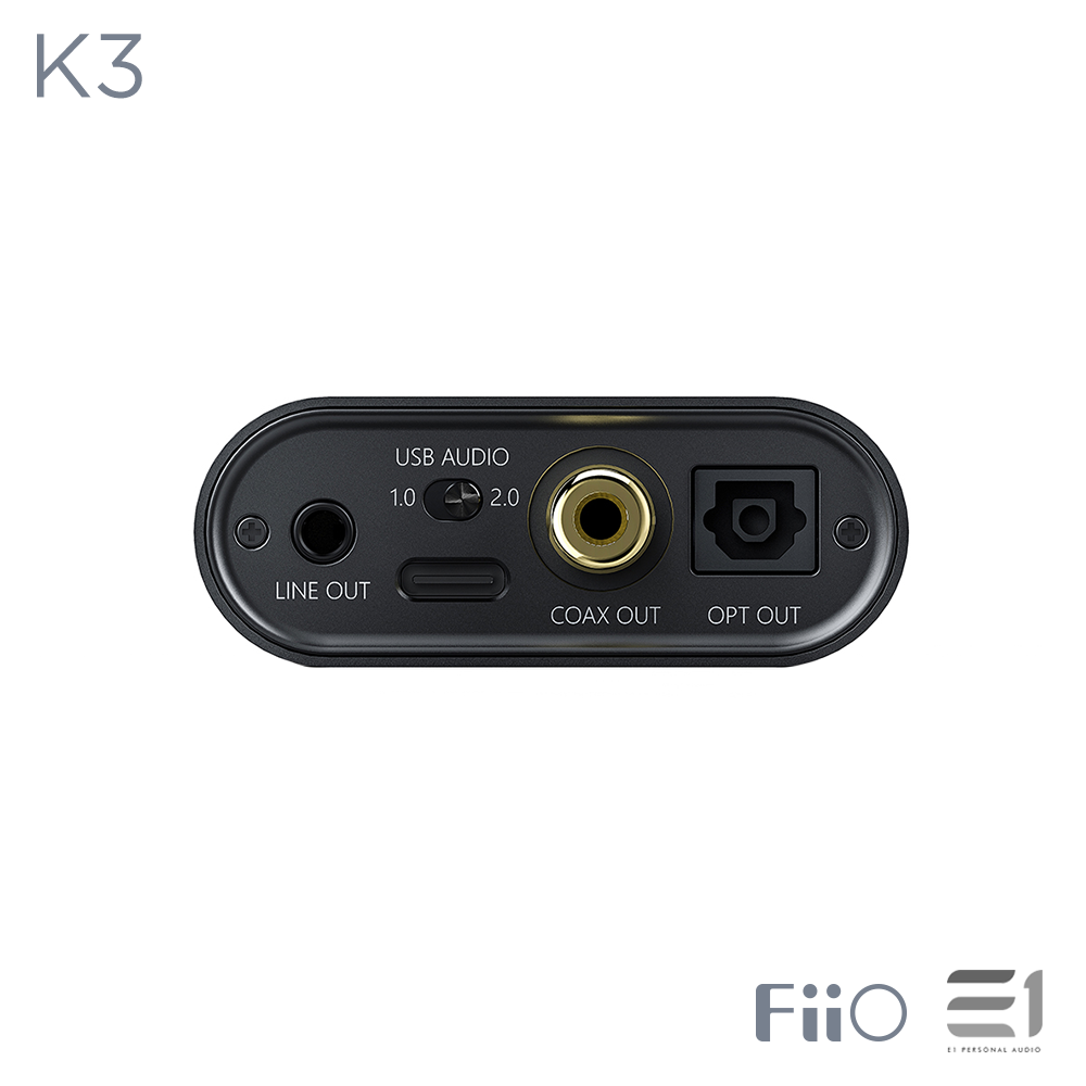 FiiO K3 (2021) Headphone DAC Amplifier – E1 Personal Audio Malaysia