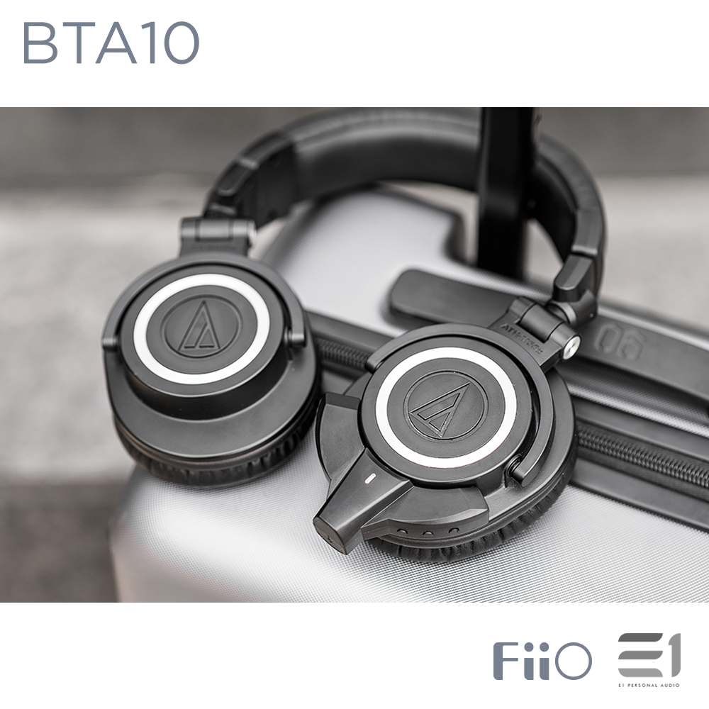 FiiO BTA10 Bluetooth Adaptor for Audio Technica ATH M50x and ATH MSR7 2.5mm for ATH M50X