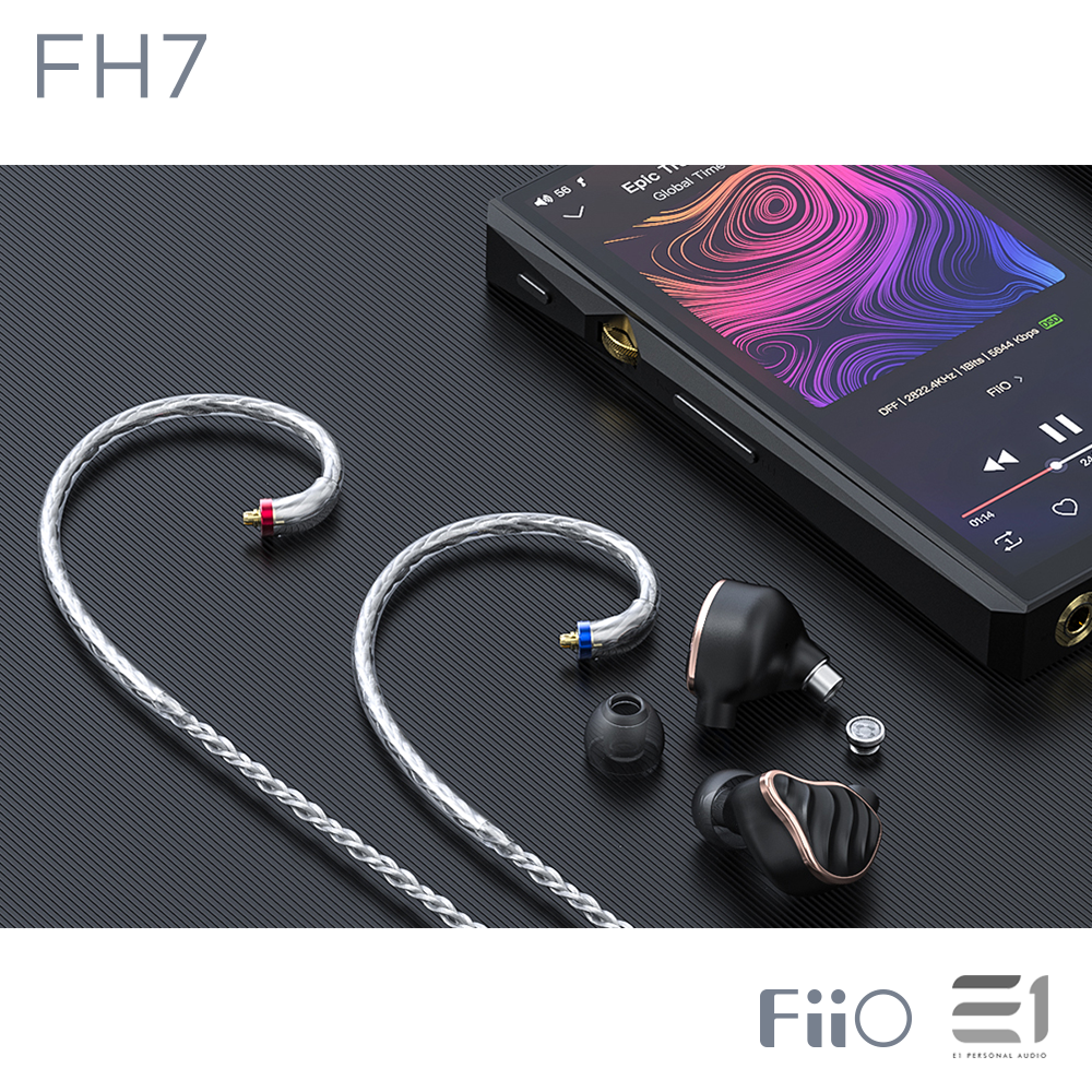 FiiO FH7 4 BA 1 Dynamic Driver Flagship In Ear