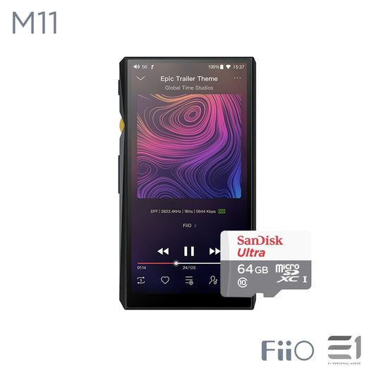 FiiO M11 Portable Hi Resolution Lossless Music Player (free San Disk 64GB)