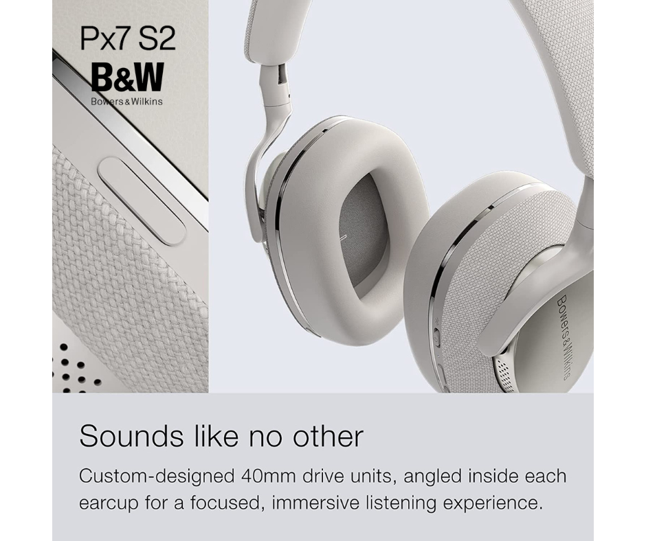 Bowers & Wilkins Px7 S2 Over-Ear Noise Canceling Headphones