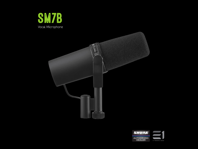 Shure SM7B Cardioid Studio Microphone