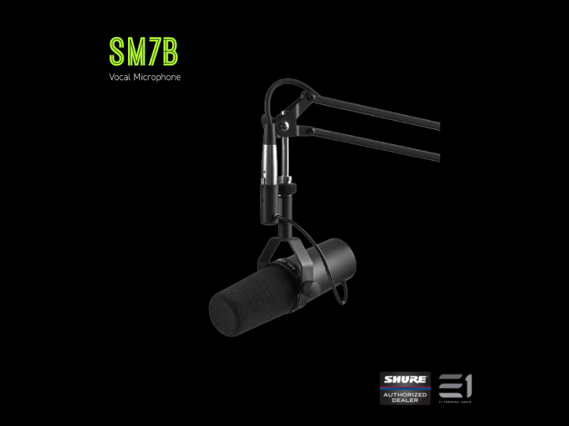 Shure SM7B Cardioid Studio Microphone