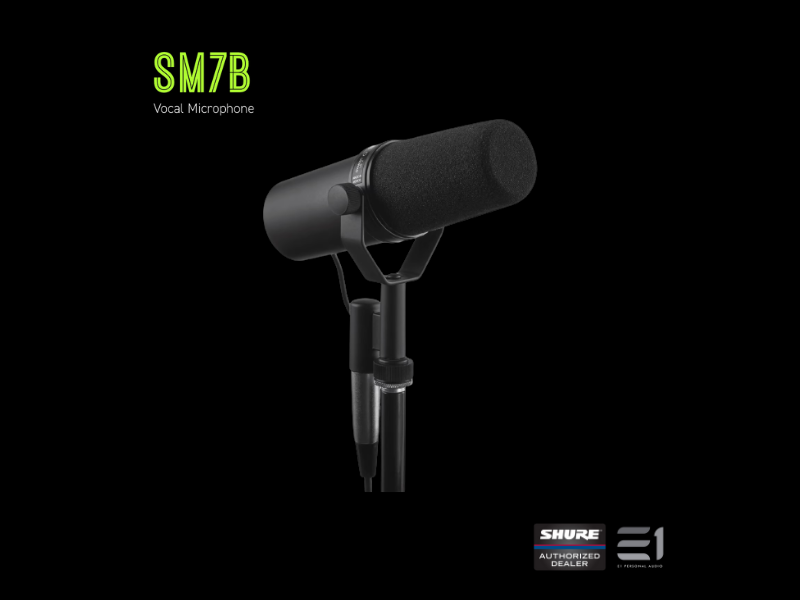 Shure SM7B Cardioid Studio Microphone