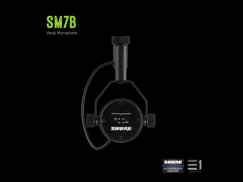 Shure SM7B Cardioid Studio Microphone