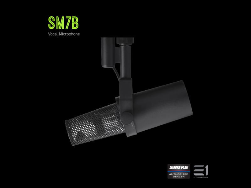 Shure SM7B Cardioid Studio Microphone