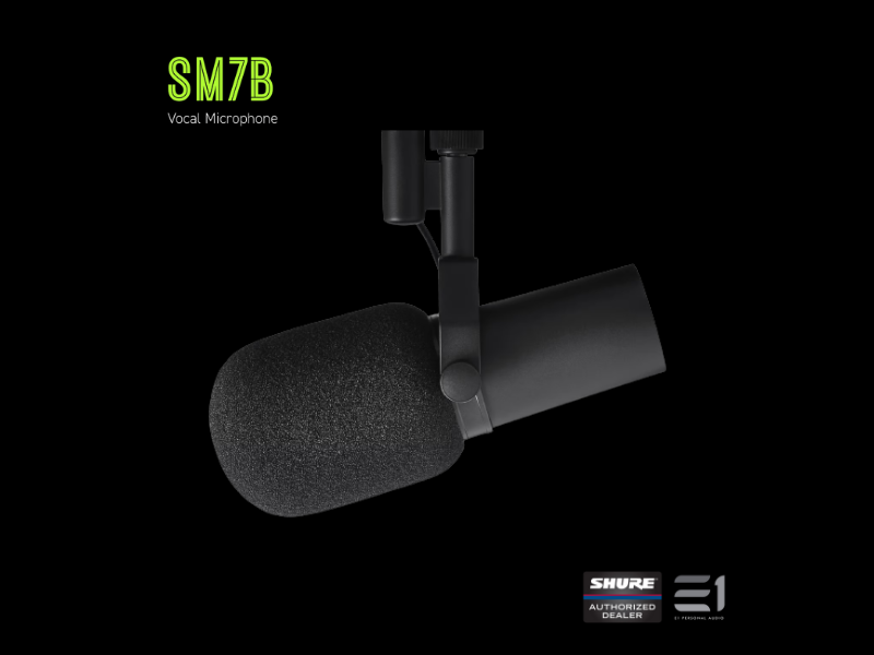 Shure SM7B Cardioid Studio Microphone