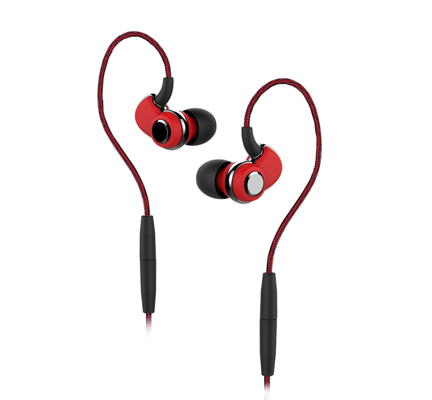 SoundMAGIC ST30 In-Ear Bluetooth Hybrid Headphones (Red)