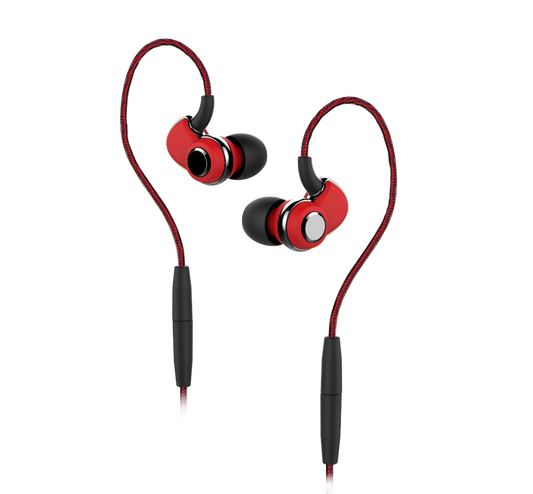 SoundMAGIC ST30 In-Ear Bluetooth Hybrid Headphones (Red)