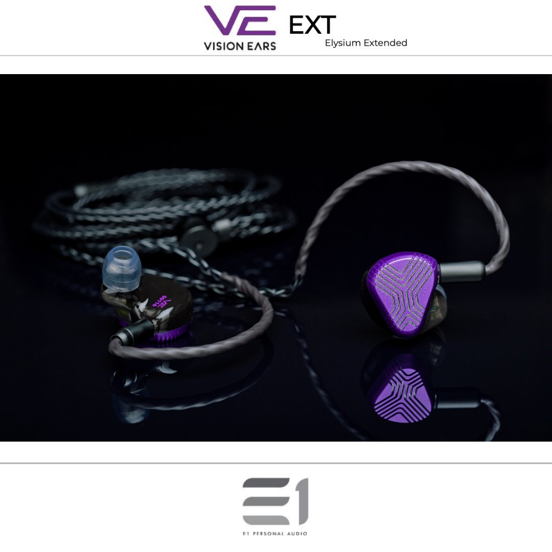 VISION EARS EXT (Elysium Extended) Universal-Fit In-ear Monitors