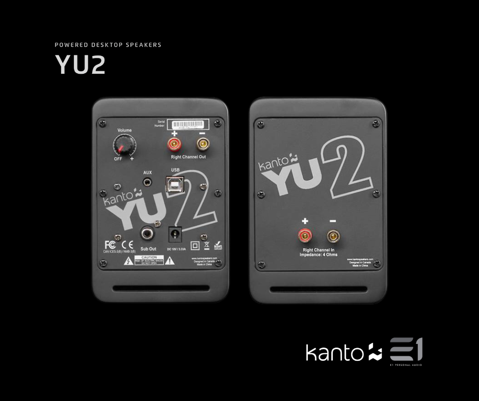 Kanto Audio YU2 Powered Desktop Speakers