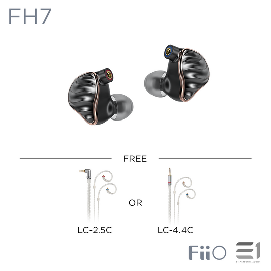 FiiO FH7 4 BA 1 Dynamic Driver Flagship In Ear