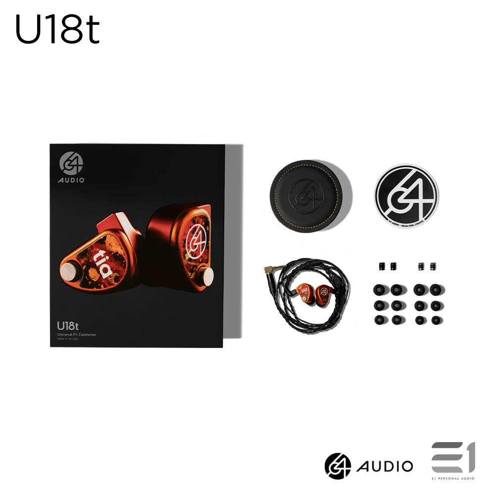 64audio U18s Universal-fit In-ear Monitors